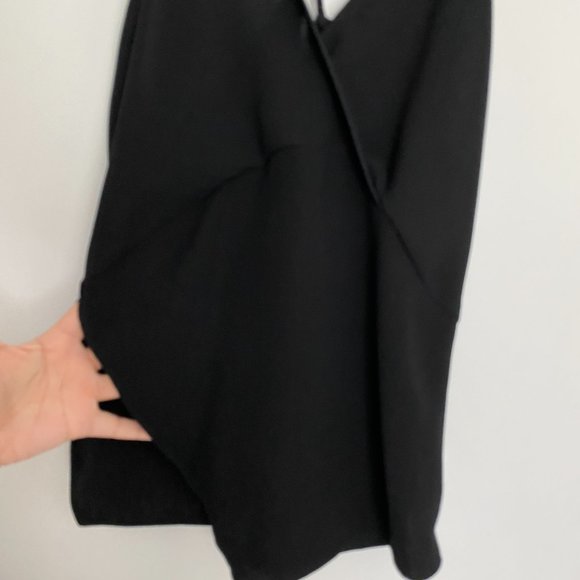 Zara Woman black A-symmetrical top - Picture 2 of 5